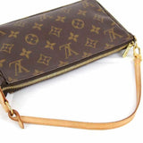 Louis Vuitton Pochette Accessoire  Canvas Clutch Bag