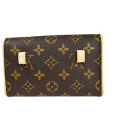 Louis Vuitton Pochette Florentine  Canvas Clutch Bag
