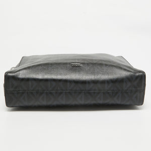 Dior Black Cd Diamond Print Coated Canvas And Leather Lingot Messenger Bag