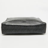 Dior Black Cd Diamond Print Coated Canvas And Leather Lingot Messenger Bag