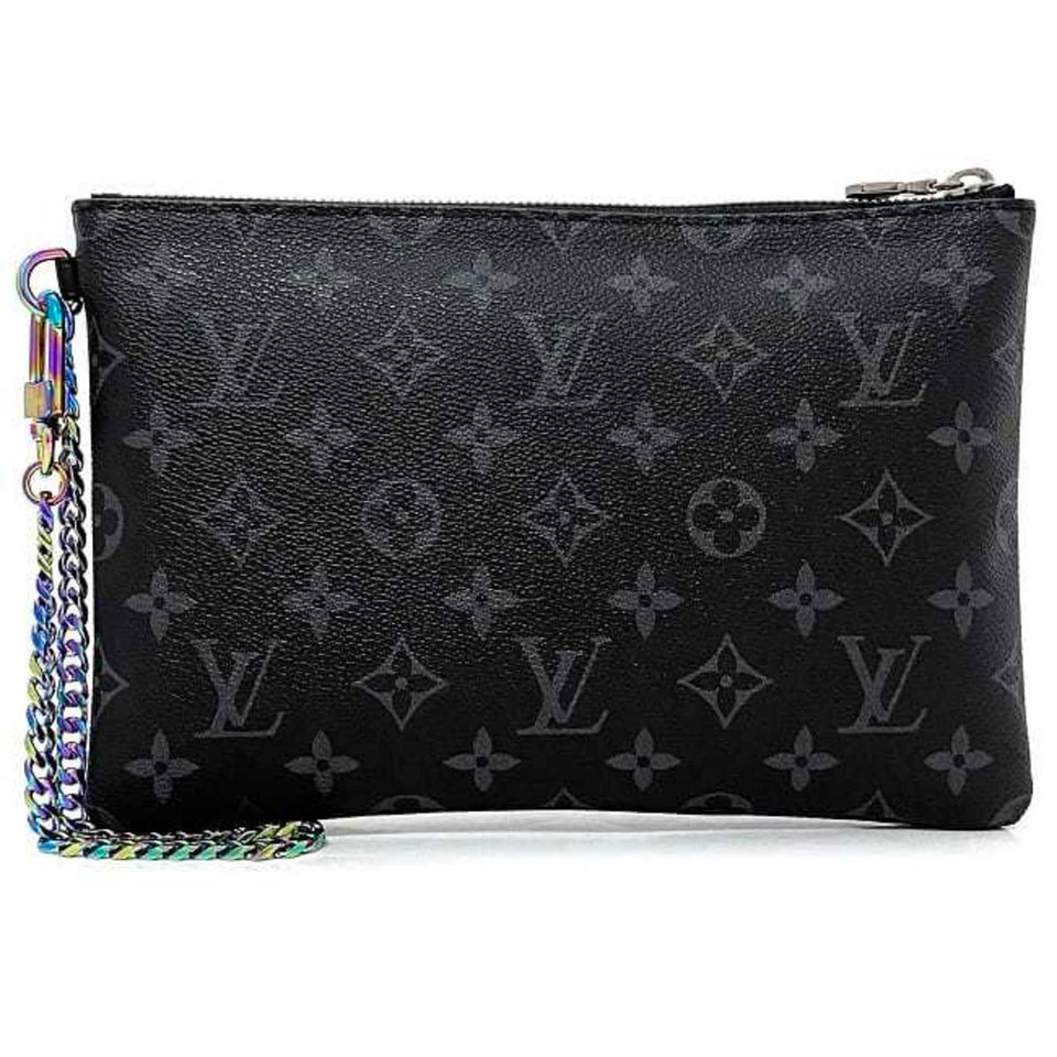 Louis Vuitton Etui Ipad  Canvas Clutch Bag