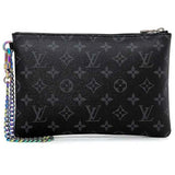 Louis Vuitton Etui Ipad  Canvas Clutch Bag