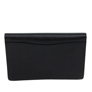 Louis Vuitton Epi Montaigne 27 Clutch Bag Black