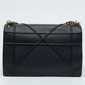 Dior Black Leather Large Diorama Flap Shoulder Bag