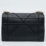 Dior Black Leather Large Diorama Flap Shoulder Bag