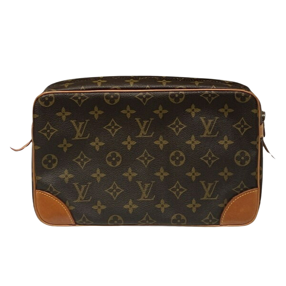 Louis Vuitton Compiegne 28  Canvas Clutch Bag