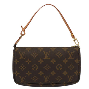 Louis Vuitton Pochette Accessoire  Canvas Clutch Bag