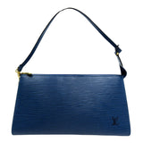 Louis Vuitton Pochette Accessoire  Leather Clutch Bag