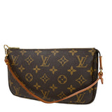 Louis Vuitton Pochette Accessoires  Canvas Clutch Bag