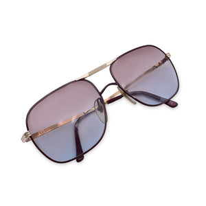 Dior Vintage Metal Sunglasses Reflected