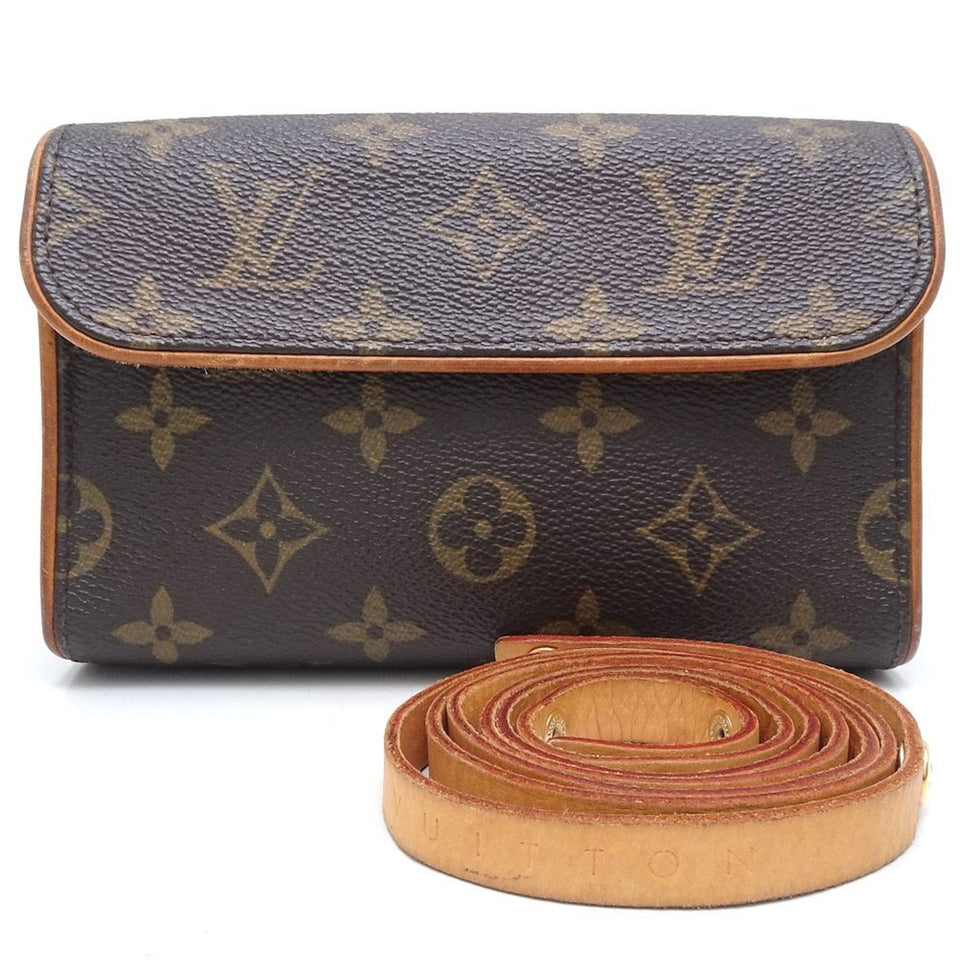 Louis Vuitton Pochette Florentine  Canvas Clutch Bag