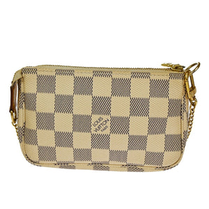 Louis Vuitton Mini Pochette Accessoires  Canvas Clutch Bag