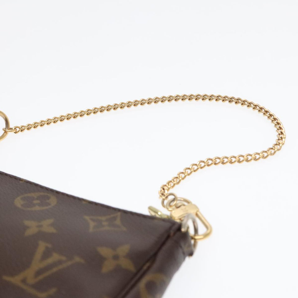 Louis Vuitton Mini Pochette Accessoires  Canvas Clutch Bag