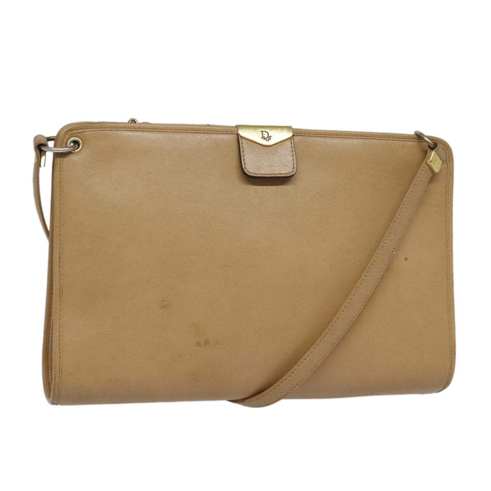 Dior  Leather Shoulder Bag