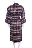 Chanel 2007 Purple & Black Tweed Sweater SZ 42