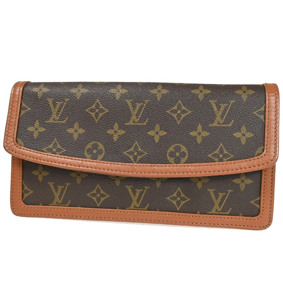 Louis Vuitton Pochette Dame  Canvas Clutch Bag