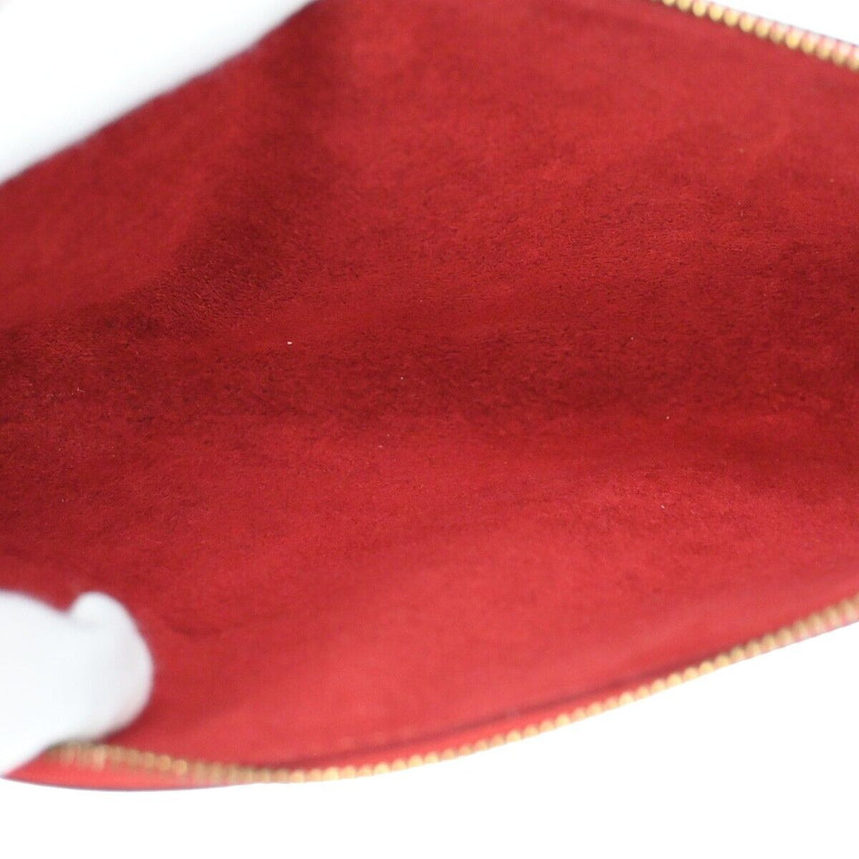 Louis Vuitton Pochette Accessoires  Leather Clutch Bag