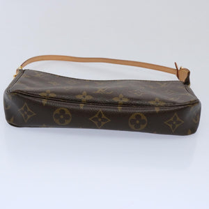 Louis Vuitton Pochette Accessoire  Canvas Clutch Bag