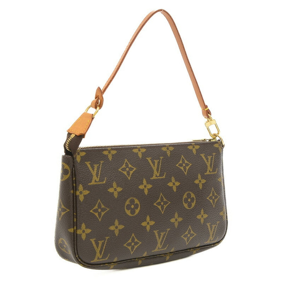 Louis Vuitton Pochette Accessoires  Canvas Clutch Bag