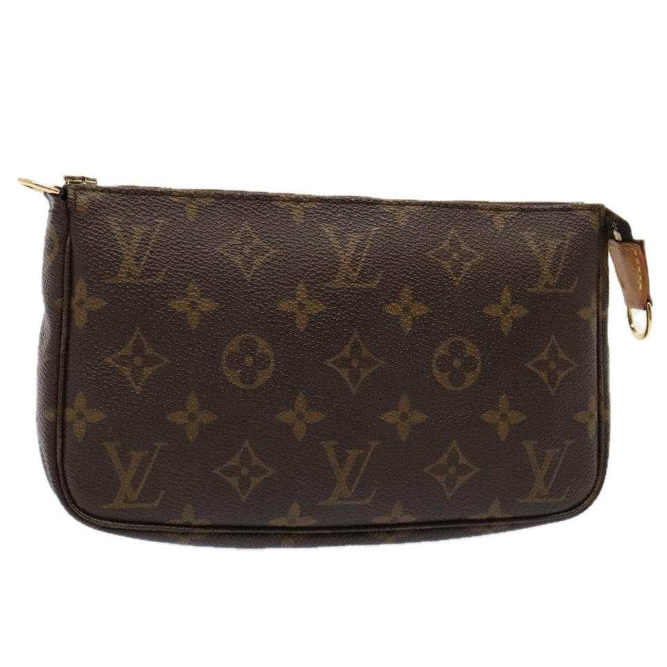Louis Vuitton Pochette Accessoire  Canvas Clutch Bag
