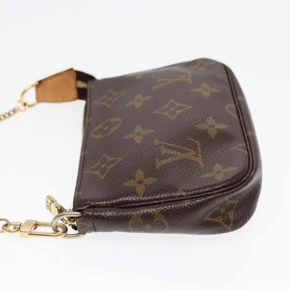 Louis Vuitton Mini Pochette Accessoires  Canvas Clutch Bag