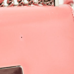 Dior Pink Brushed Leather Small Diorama Club Shoulder Bag
