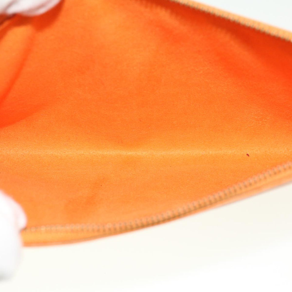 Louis Vuitton Pochette Accessoire  Leather Clutch Bag