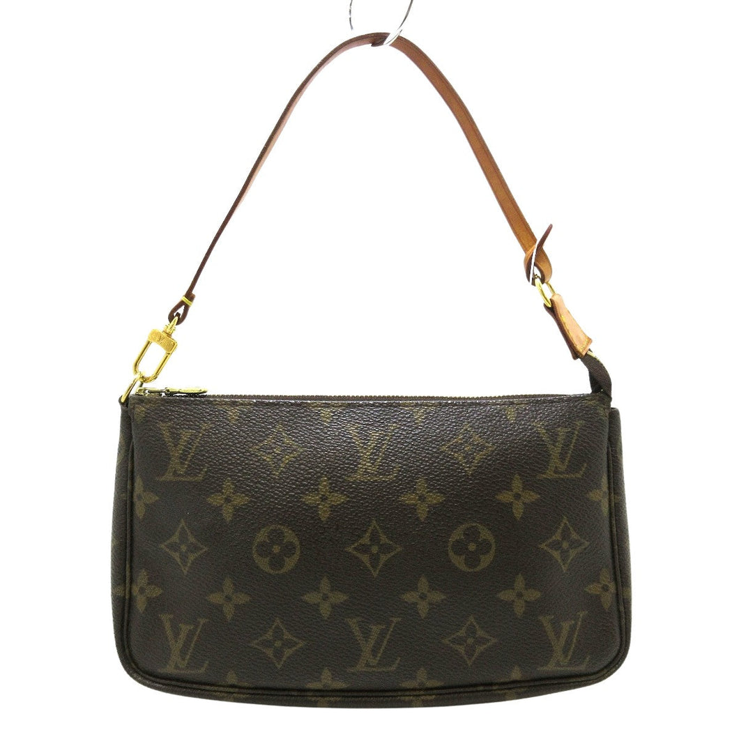 Louis Vuitton Pochette Accessoire  Canvas Clutch Bag