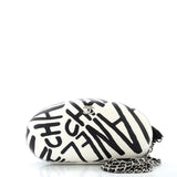 CHANEL Zip Around Sunglasses Case with Chain Printed Leather