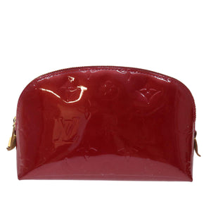 Louis Vuitton Cosmetic Pouch  Patent Leather Clutch Bag