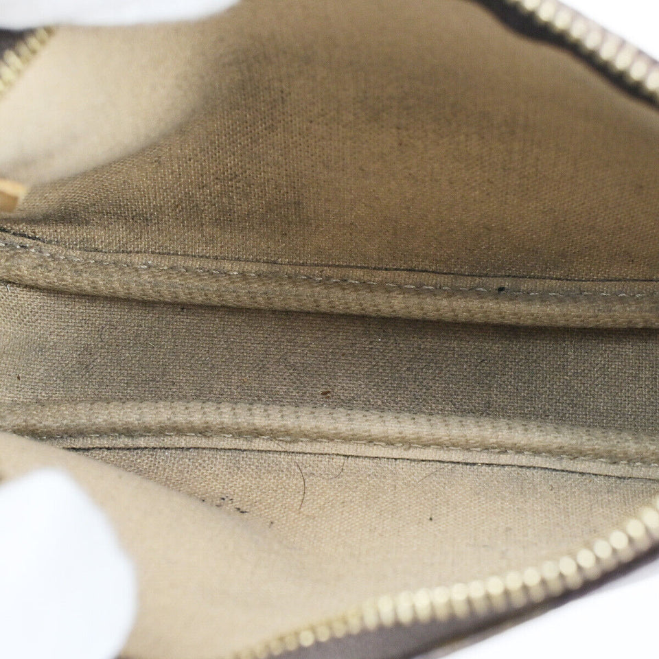 Louis Vuitton Mini Pochette Accessoires  Canvas Clutch Bag