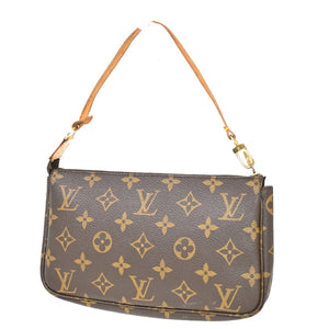 Louis Vuitton Pochette Accessoires  Canvas Clutch Bag