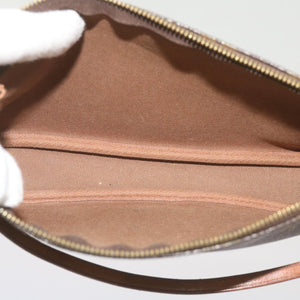 Louis Vuitton Pochette Accessoire  Canvas Clutch Bag