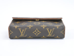 Louis Vuitton Pochette Florentine  Canvas Clutch Bag