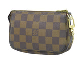 Louis Vuitton Mini Pochette Accessoires  Canvas Clutch Bag