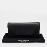 Saint Laurent Black Leather Classic Betty Clutch