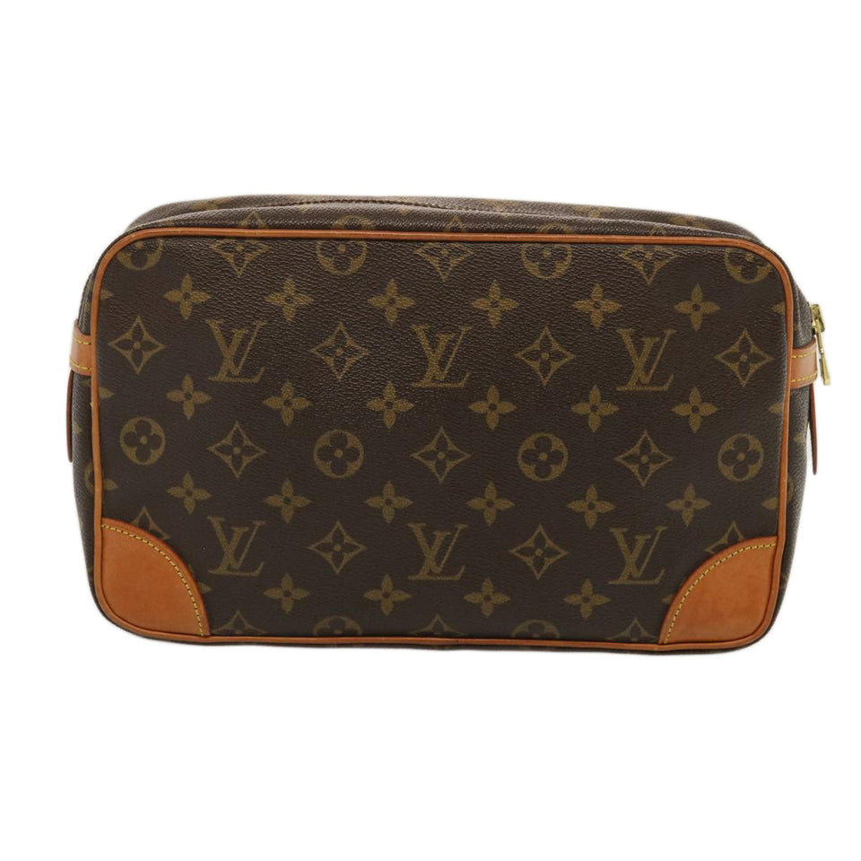 Louis Vuitton Compiegne 28  Canvas Clutch Bag