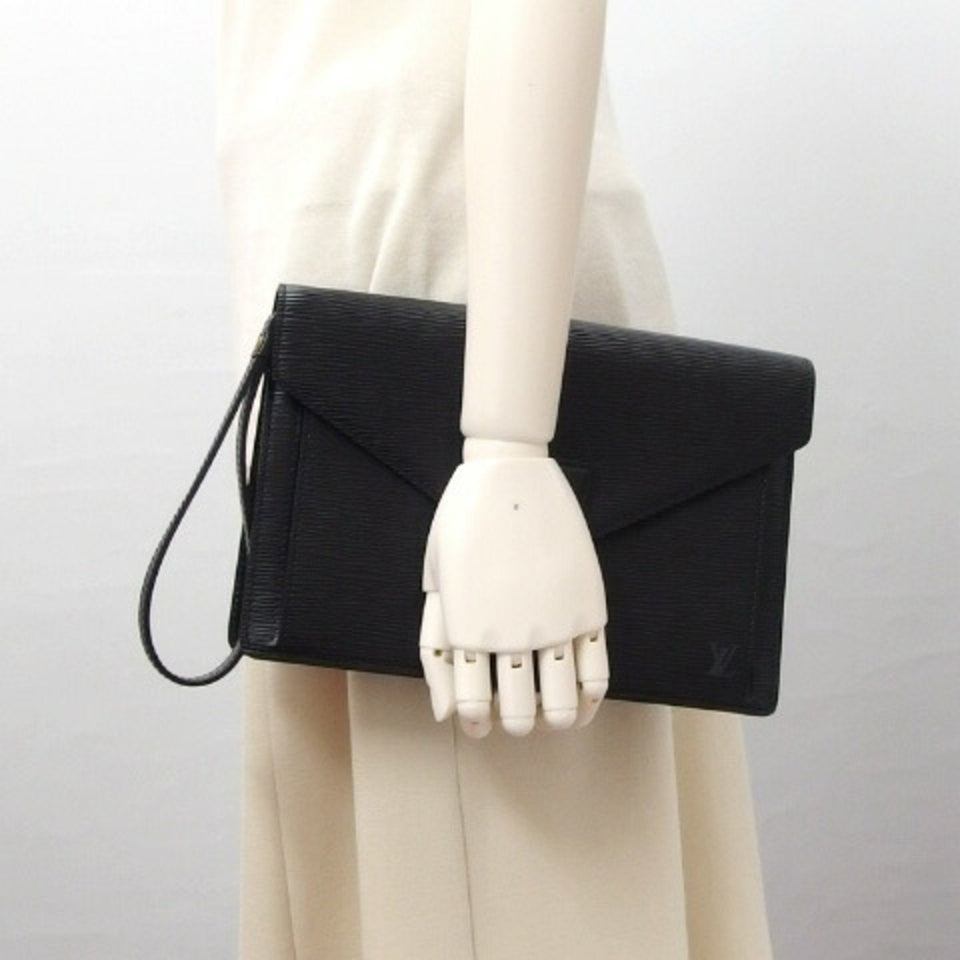 Louis Vuitton Sellier  Leather Clutch Bag
