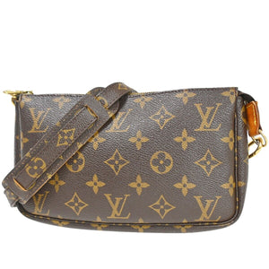 Louis Vuitton Pochette Accessoires  Canvas Clutch Bag