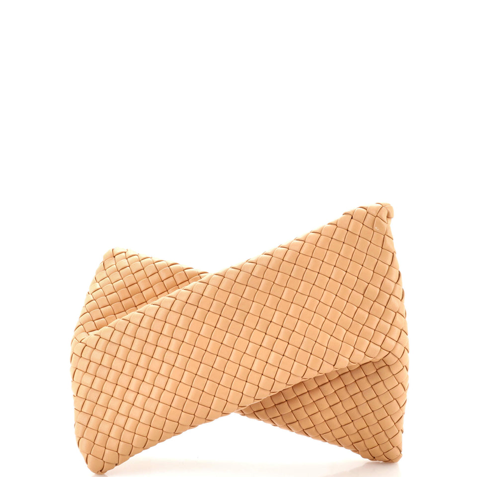 Crisscross Clutch Intrecciato Nappa