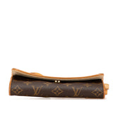 Brown Louis Vuitton Monogram Pochette Twin PM Crossbody Bag