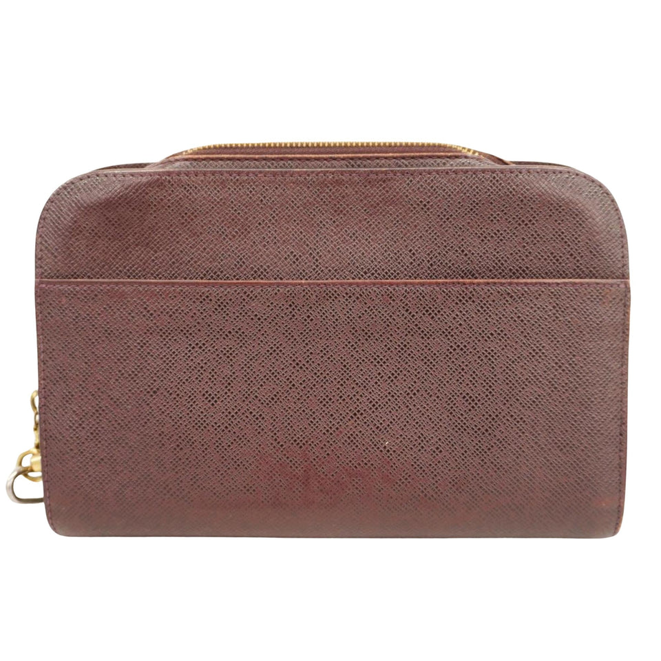 Louis Vuitton Baikal  Leather Clutch Bag