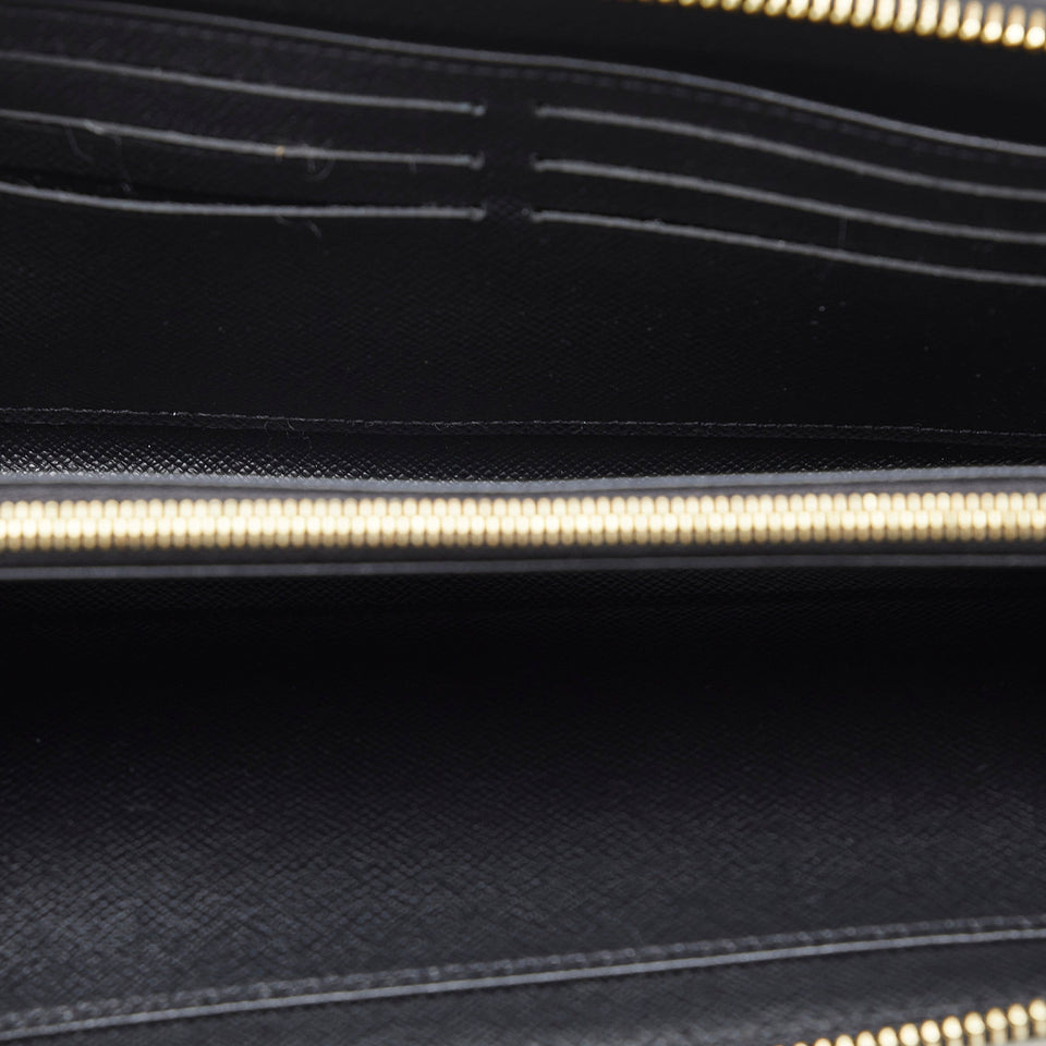 Brown Louis Vuitton Monogram Reverse Zippy Wallet Shades