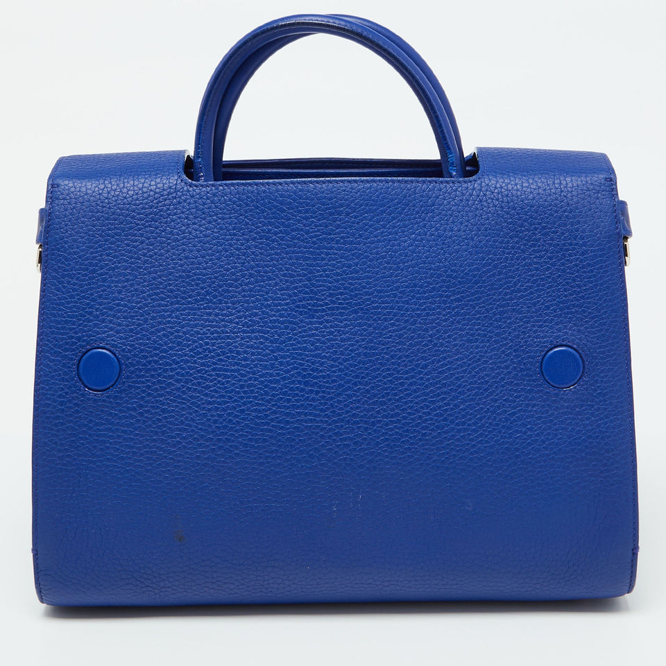 Dior Blue Leather Medium Diorever Tote