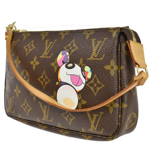 Louis Vuitton Pochette Accessoires  Canvas Clutch Bag