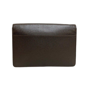 Louis Vuitton Selenga  Leather Clutch Bag