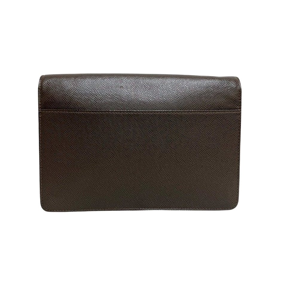 Louis Vuitton Selenga  Leather Clutch Bag