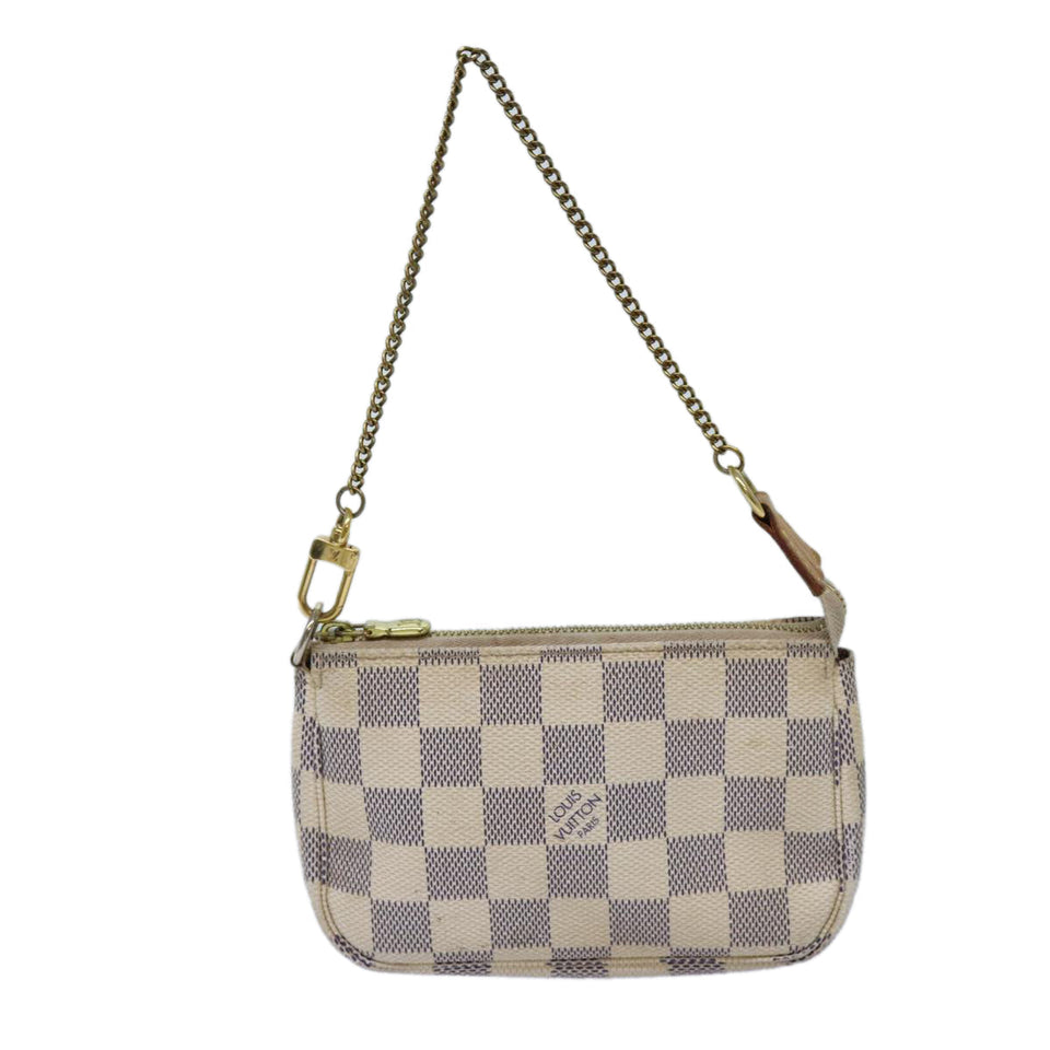 Louis Vuitton Pochette Accessoires  Canvas Clutch Bag