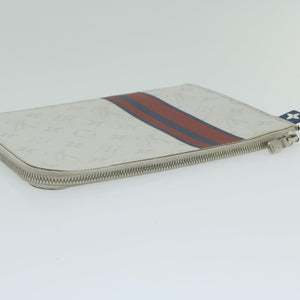 Louis Vuitton Pochette  Canvas Clutch Bag