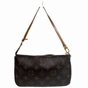 Louis Vuitton Pochette Accessoire  Canvas Clutch Bag